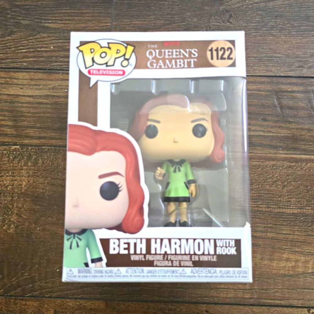 Funko Pop! Television: The Queen's Gambit Beth Harmon w/ Rook #1122
